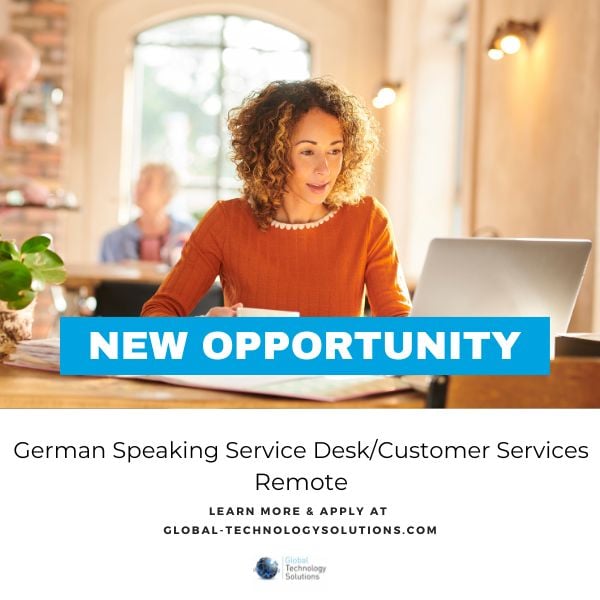 Working a remote German Speaking job.