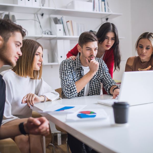 Team learning about IT Career Path.