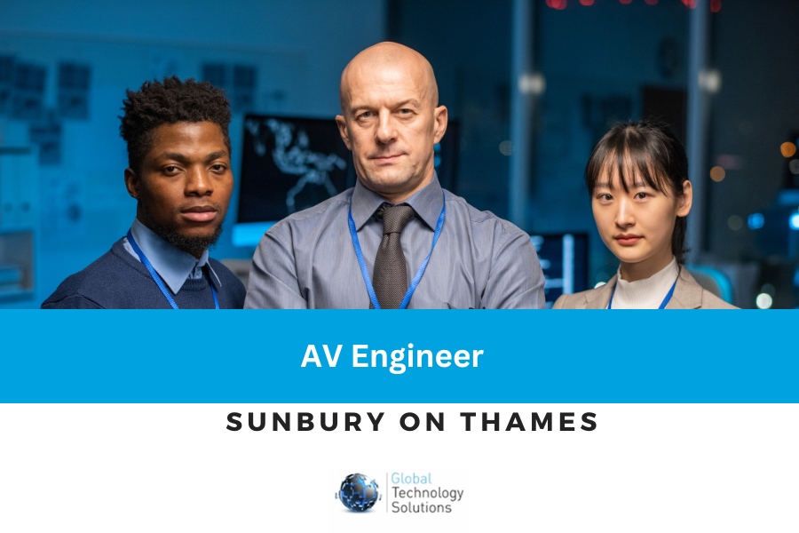 People working in AV engineer jobs.