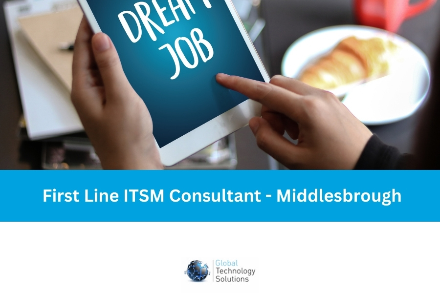 Jobs in Middlesbrough showing a dream job on a PC