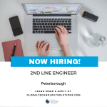 2nd Line Engineer Job Ad
