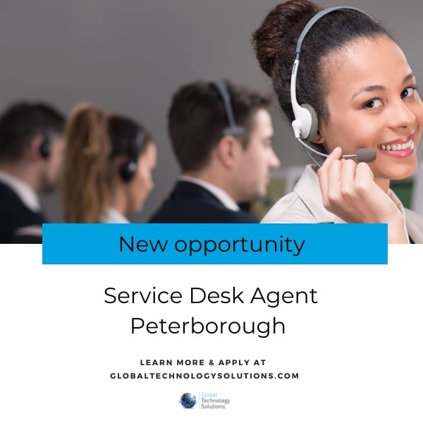 working in IT Service Desk Jobs in Peterborough