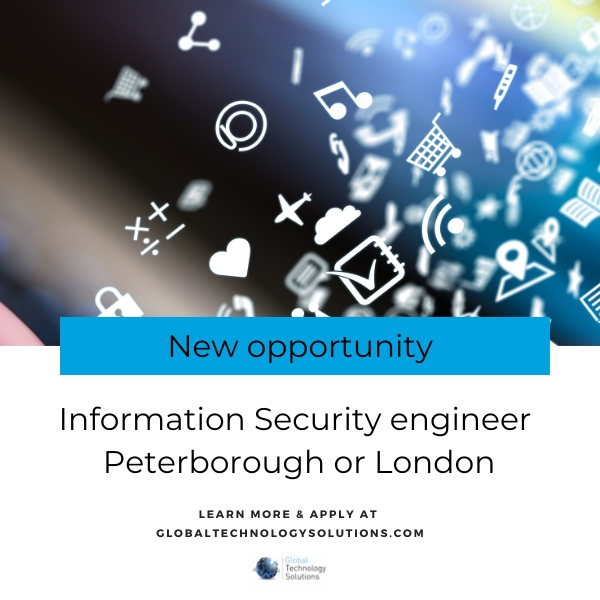 Security engineer job Peterborough.