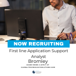 First line Application Support Analyst Job Ad