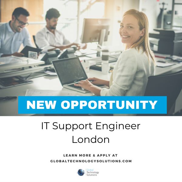 Staff working IT Support contract jobs in London.