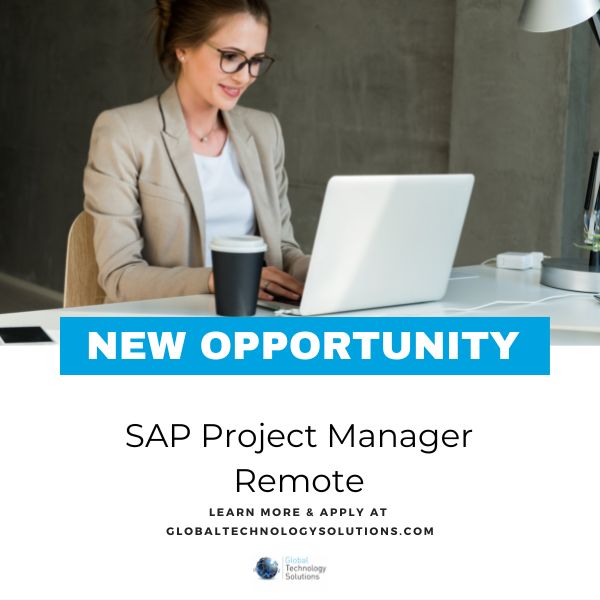 Project Manager SAP role with Remote working.
